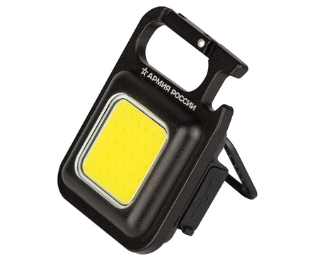 Фонарь брелок аккумуляторный светодиодный ВА-501 Армия РОССИИ IP40 ЭРА Фотография_4