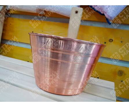 Ушат медный малый 3 л Фотография_2