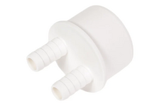 Адаптер D 50 мм для подключения слива бытовой техники с двумя выходами вход 14/14 мм А-1452 ОРИО