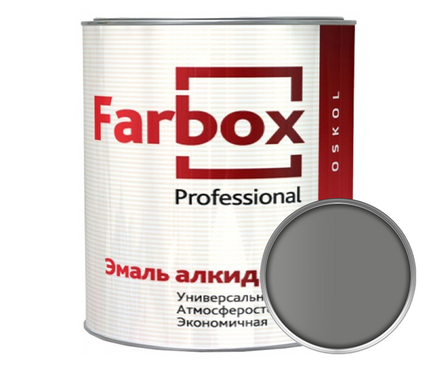 Эмаль универсальная ПФ-115 серая BRITZ Farbox 2.5 кг Фотография_0