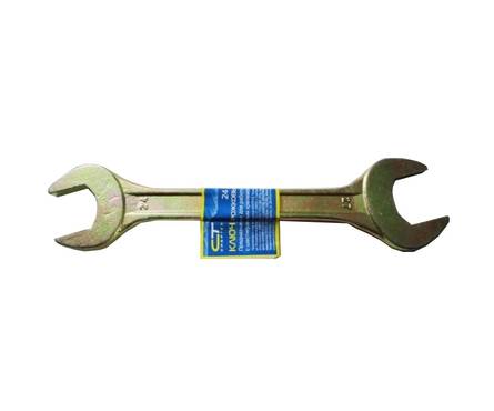 Ключ рожковый СИБРТЕХ 17 х 19 мм, желтый цинк Фотография_0