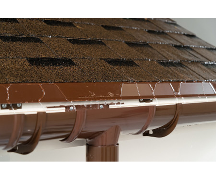 Желоб водосточный ТЕХНОНИКОЛЬ ПВХ (серый) (3 м) Фотография_3